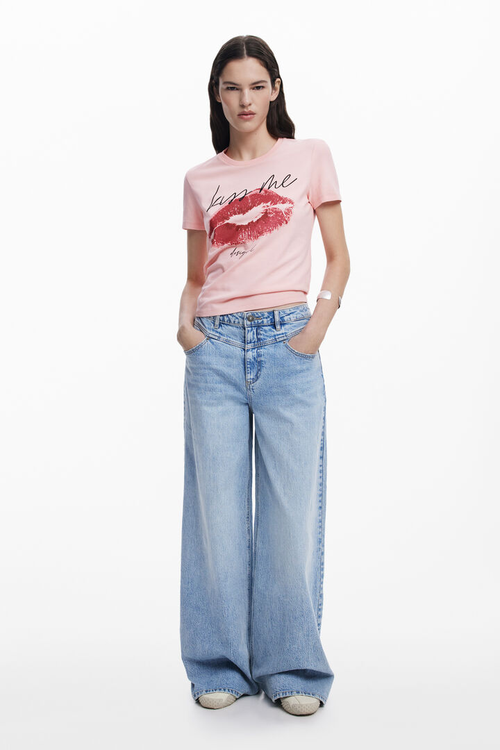 "Kiss Me" majica | Desigual