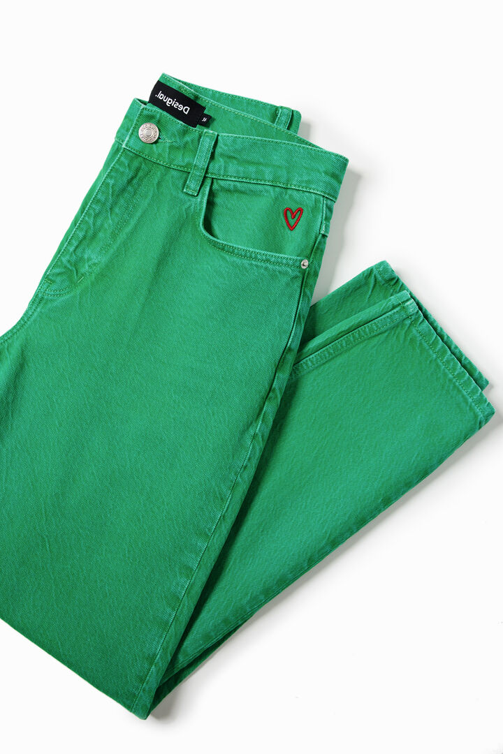 Mom jean effet délavé | Desigual