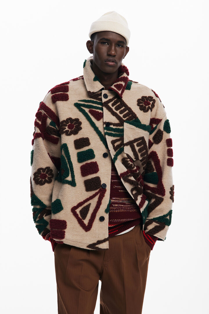 3D fleece jacket