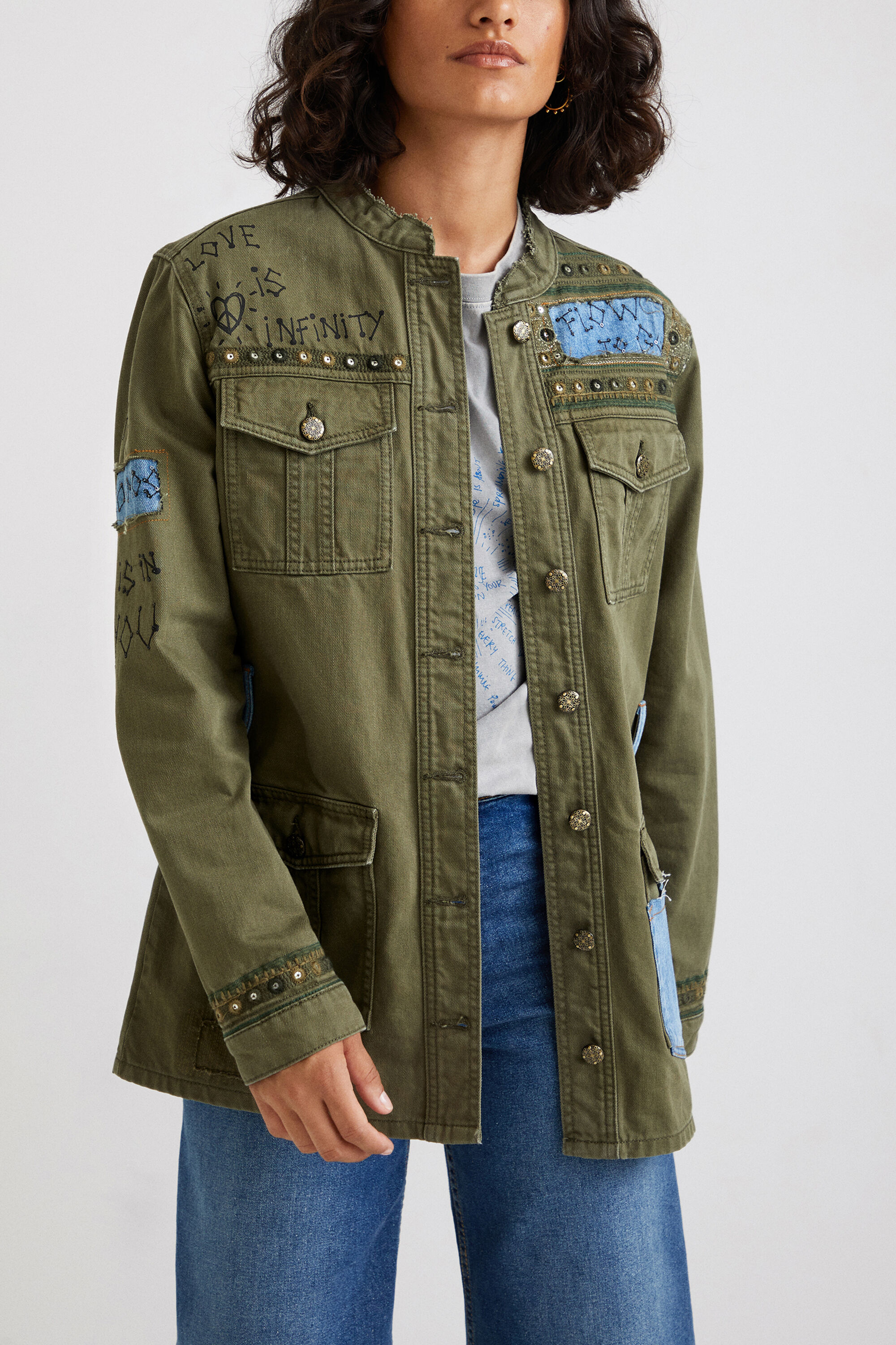 Military parka cosmic