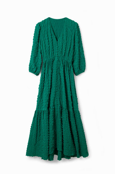 Robe longue texturée | Desigual