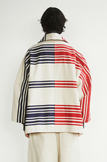 Hed Mayner oversize striped jacket | Desigual