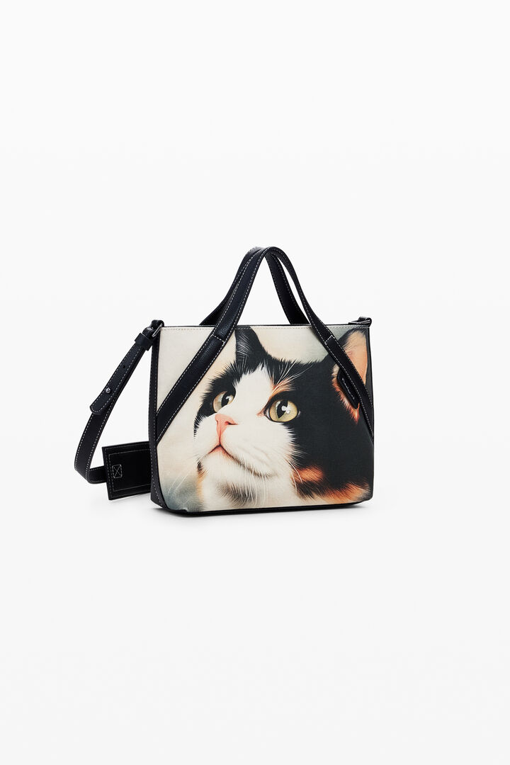 Mittlere Katzenshopper-Tasche | Desigual