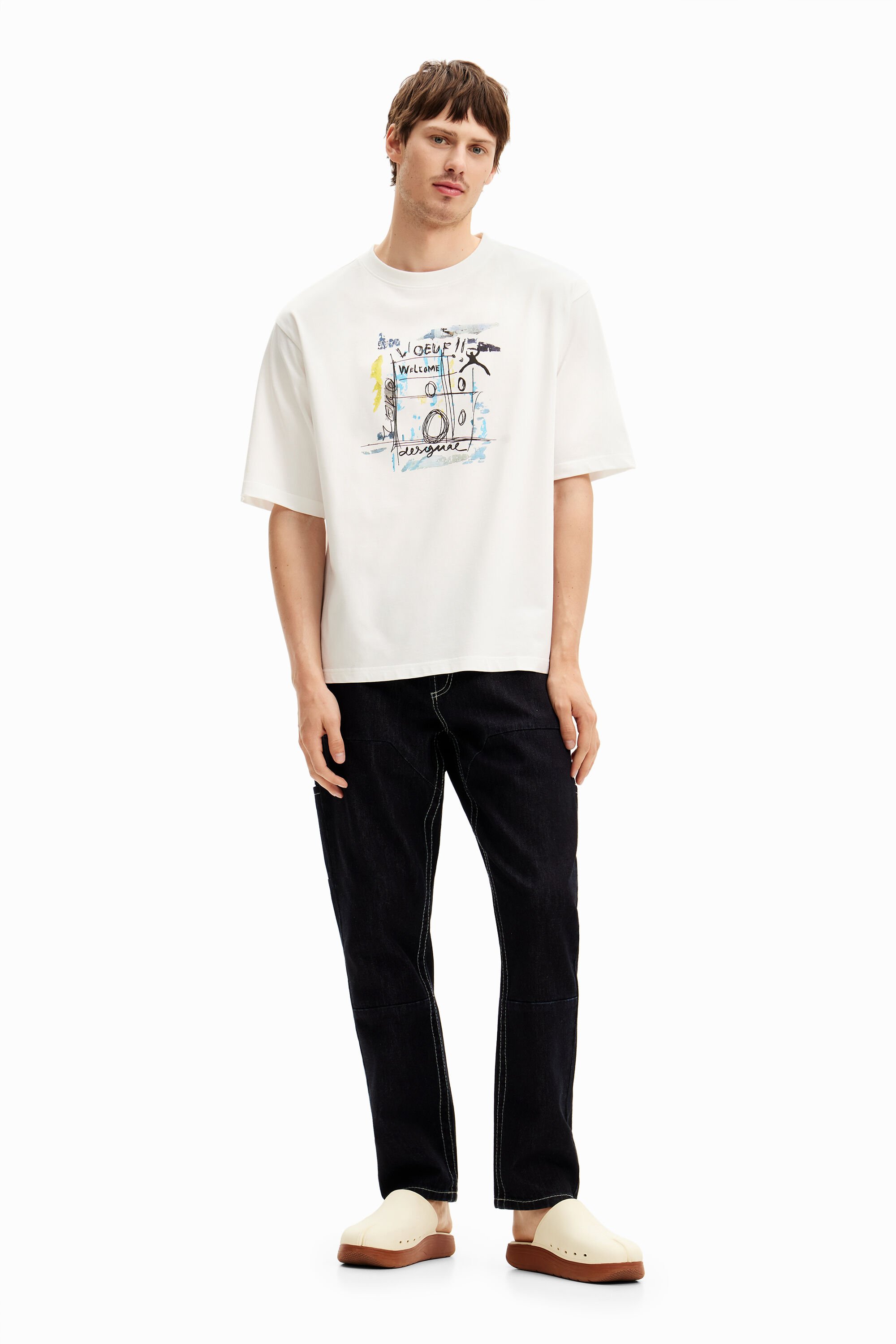 Desigual t shirt uomo top