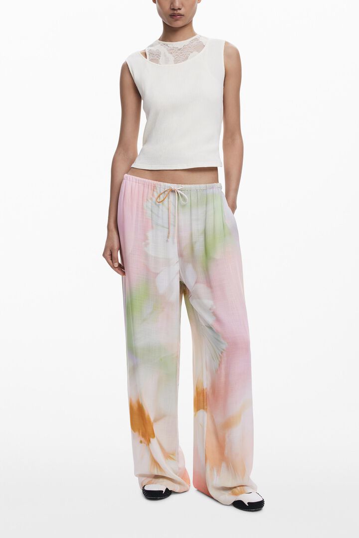 Watercolor fluid pants
