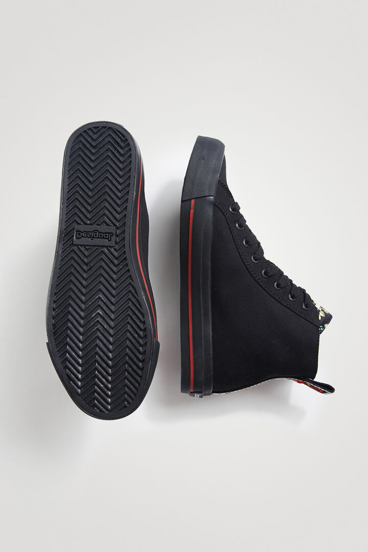 High-top sneakers embroidered | Desigual