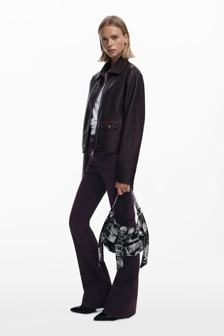 Sac imprimé à boucles de taille moyenne | Desigual