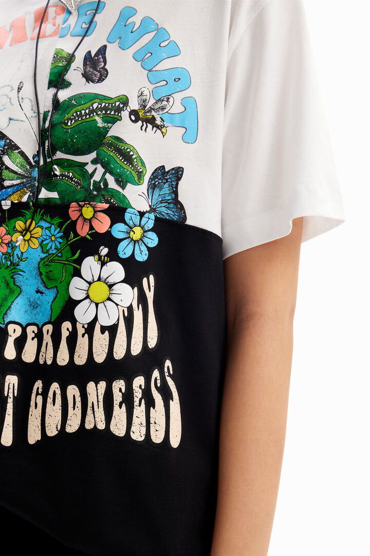 Retro patchwork T-shirt | Desigual