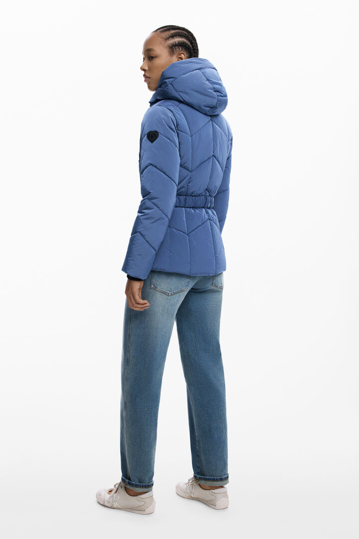 Short iridescent padded jacket | Desigual