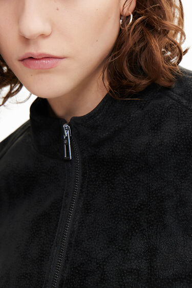 Giubbotto biker effetto scamosciato | Desigual