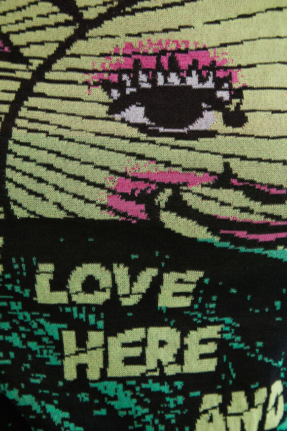 Zebra knit T-shirt | Desigual