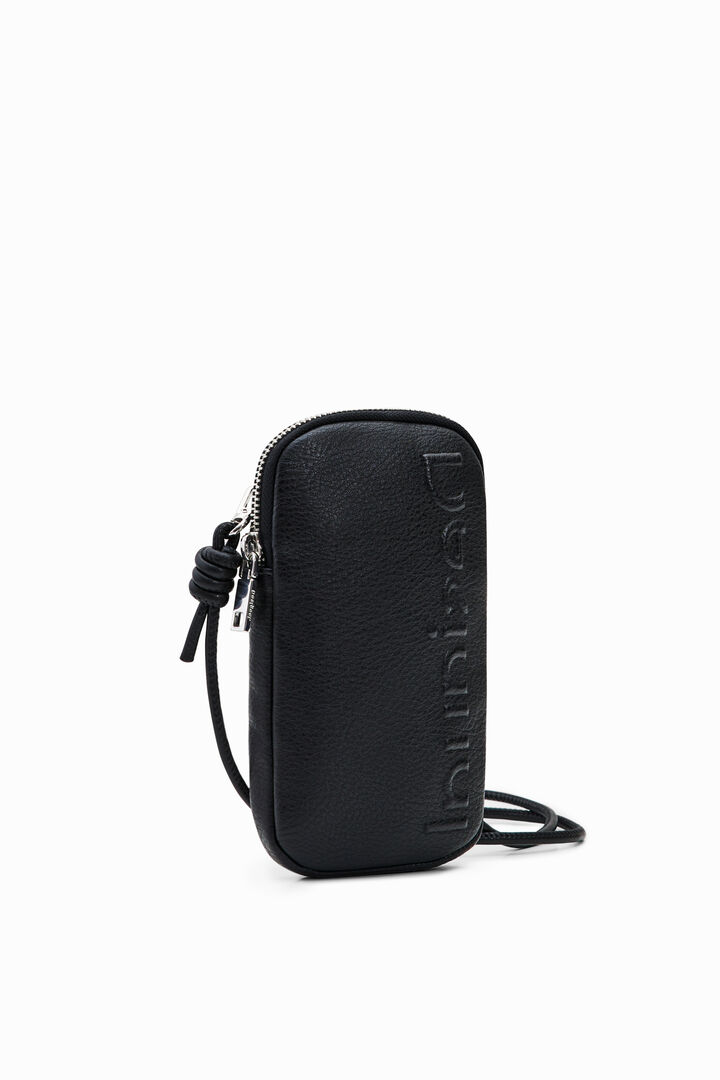 Leather-effect wallet smartphone holder | Desigual
