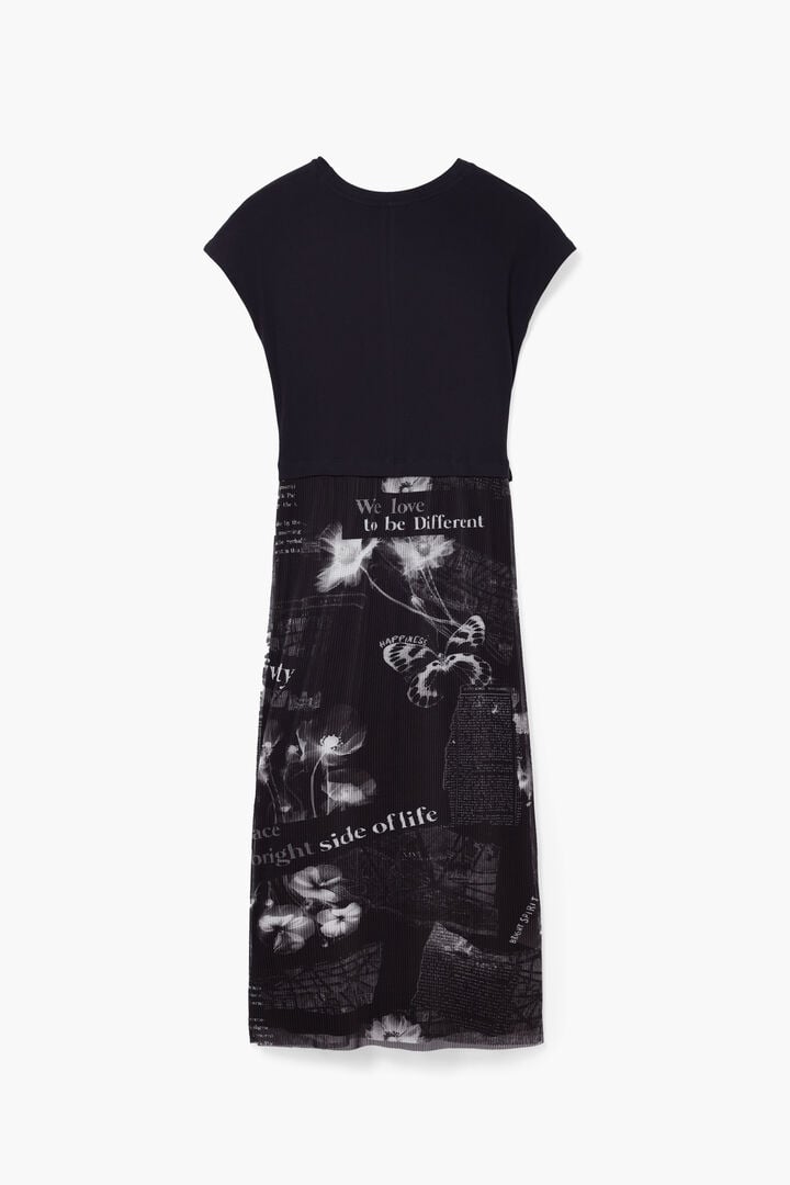 Vestito midi con scritte | Desigual