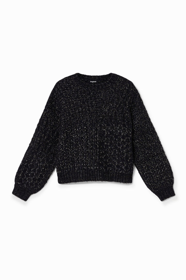 Chunky knit jumper braided | Desigual