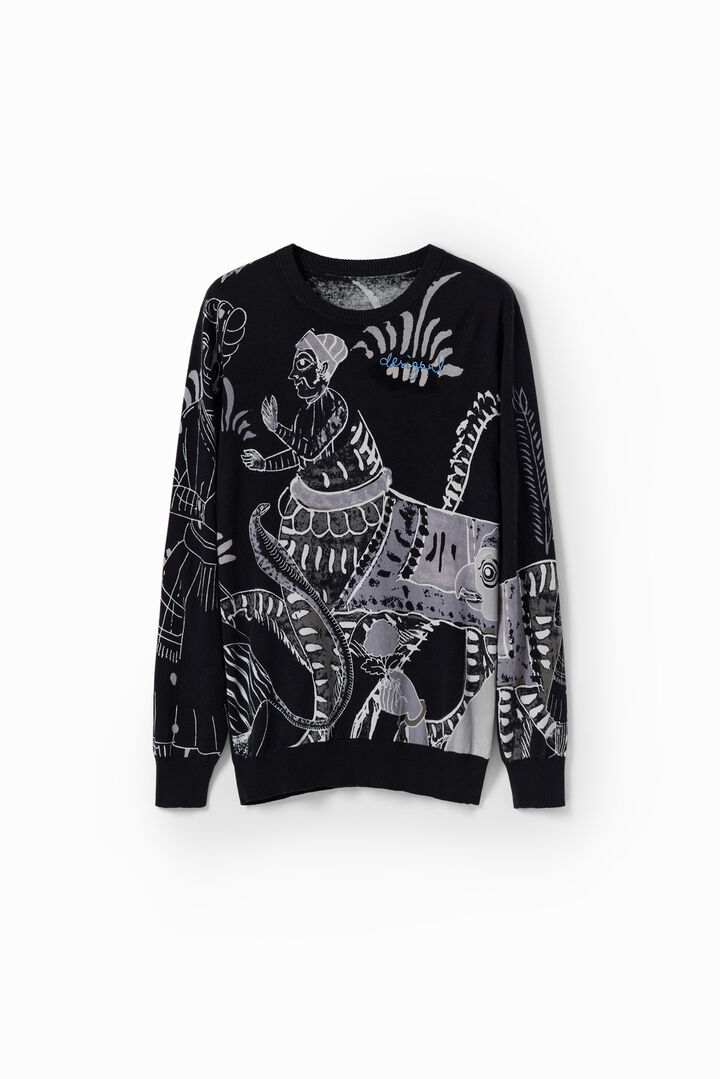 Fine India print pullover | Desigual