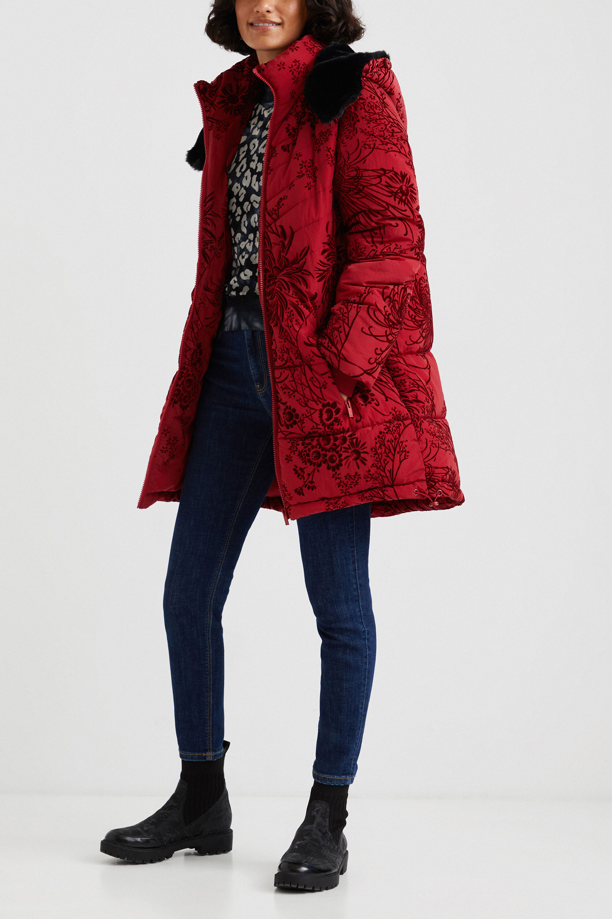 Abrigos desigual outlet discount