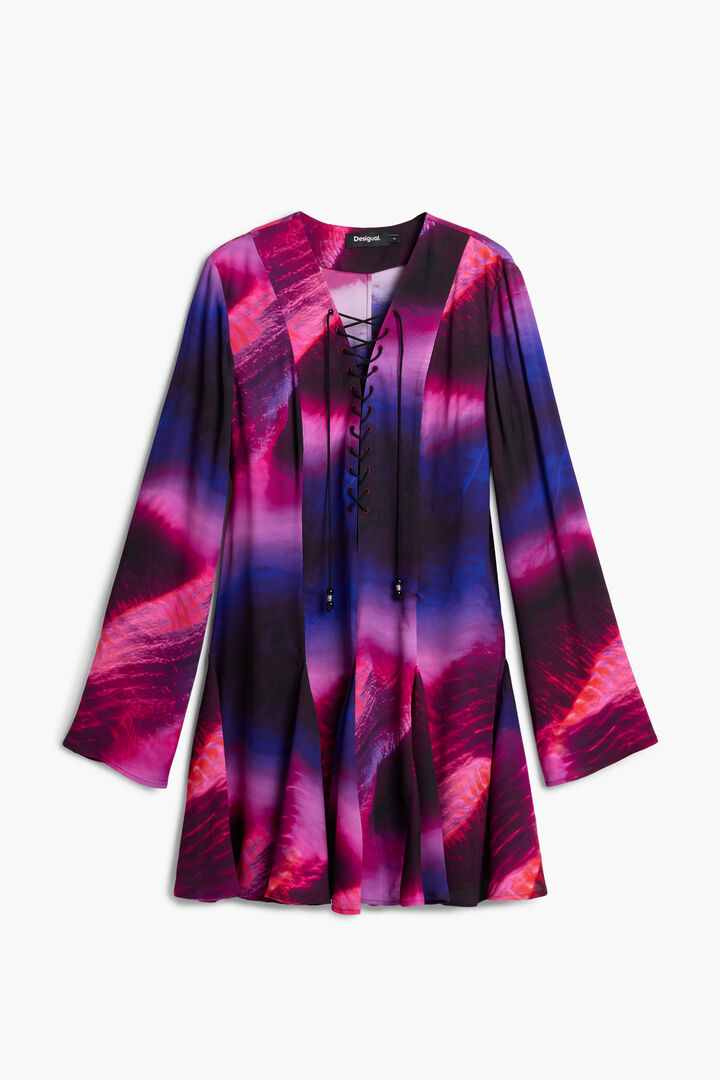 Vestido escote cintas | Desigual