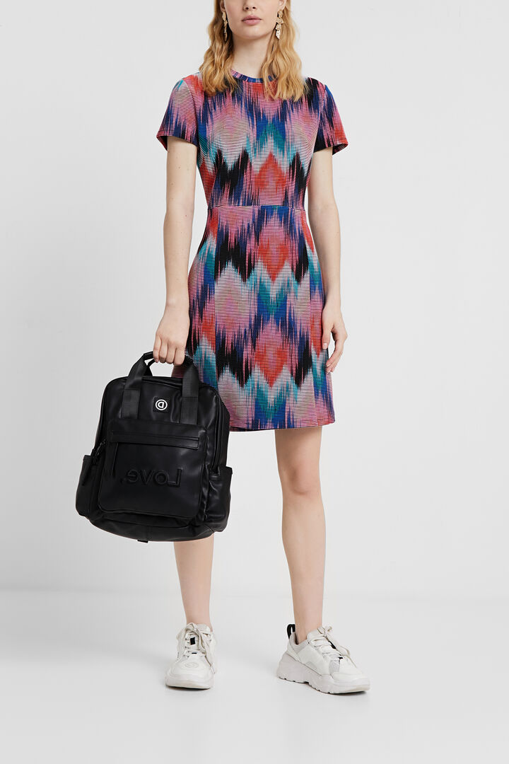 Arty psychedelic diamonds dress | Desigual