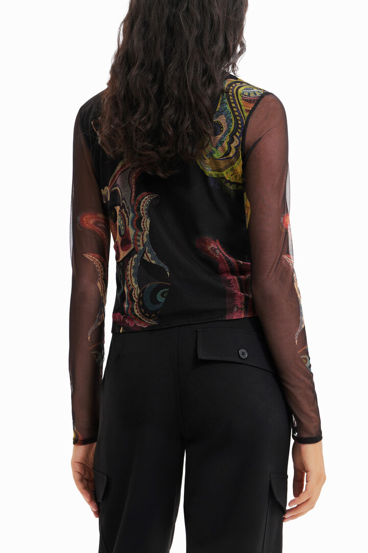 M. Christian Lacroix tulle tapestry T-shirt | Desigual