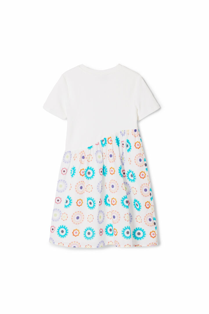 Geometric combination dress | Desigual