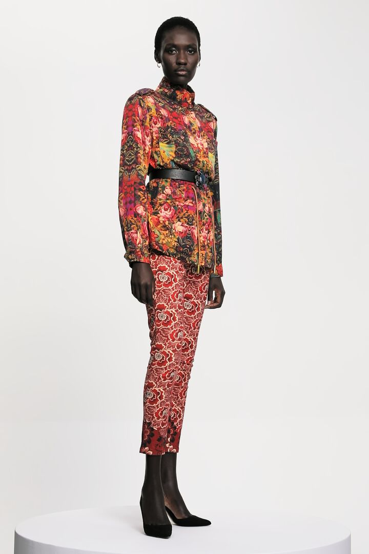 Straight floral parka | Desigual