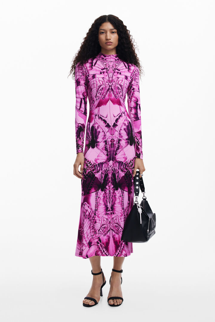 Butterfly midi dress | Desigual