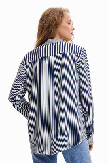 Tweed patches shirt | Desigual