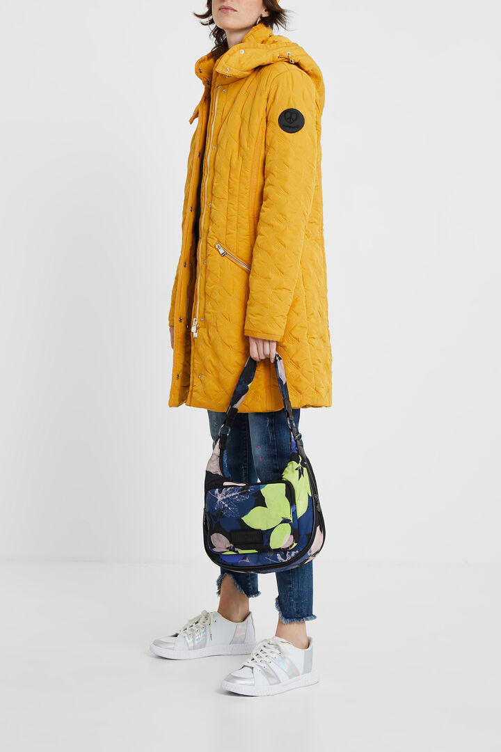 Abrigo acolchado capucha | Desigual