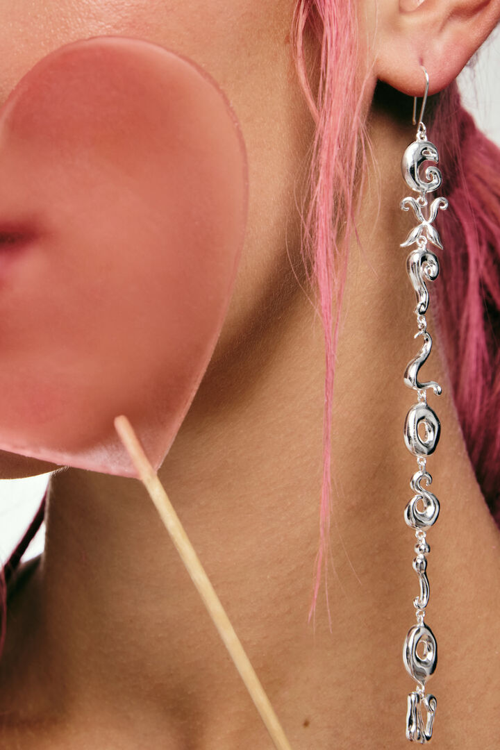 ZALIO LETTER EARRINGS | Desigual