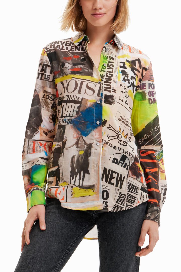 Newspaper shirt | Desigual