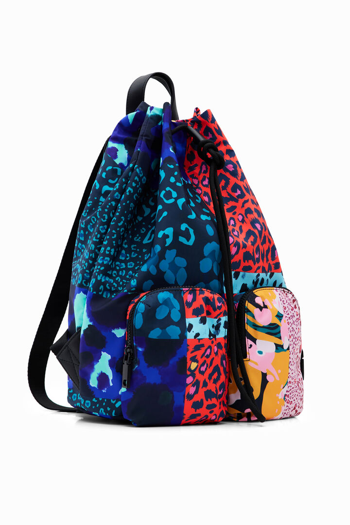 Mochila grande patch animal print | Desigual