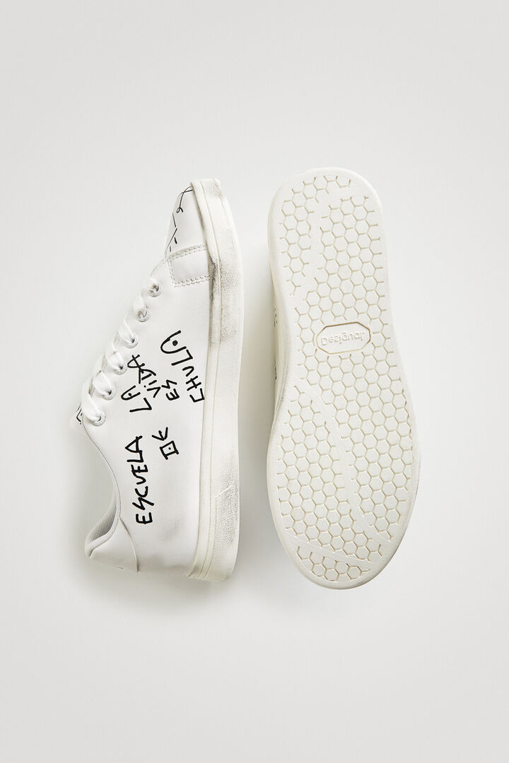Sneakers mensaje rotulador | Desigual