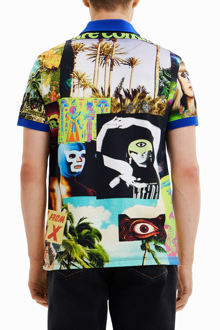 Poloshirt collage aliens | Desigual