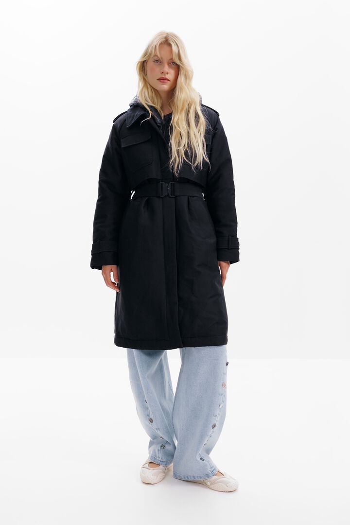 Manteau matelassé brillant | Desigual