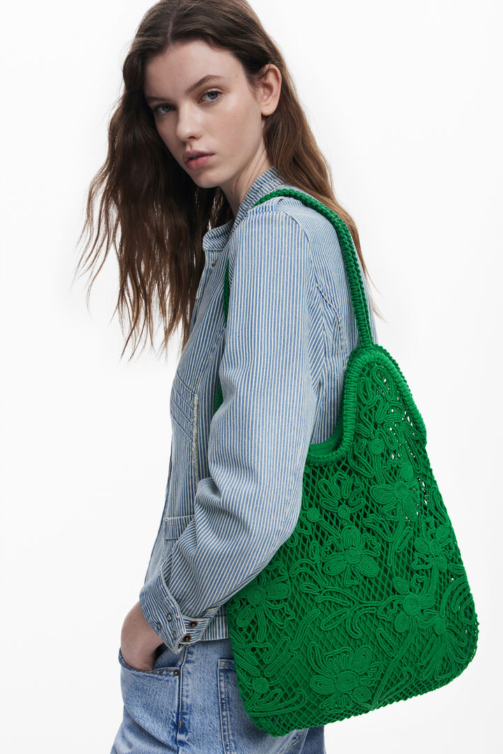 Sac à bandoulière crochet moyen | Desigual