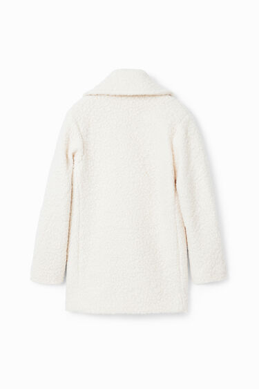 Abrigo cruzado boucle | Desigual