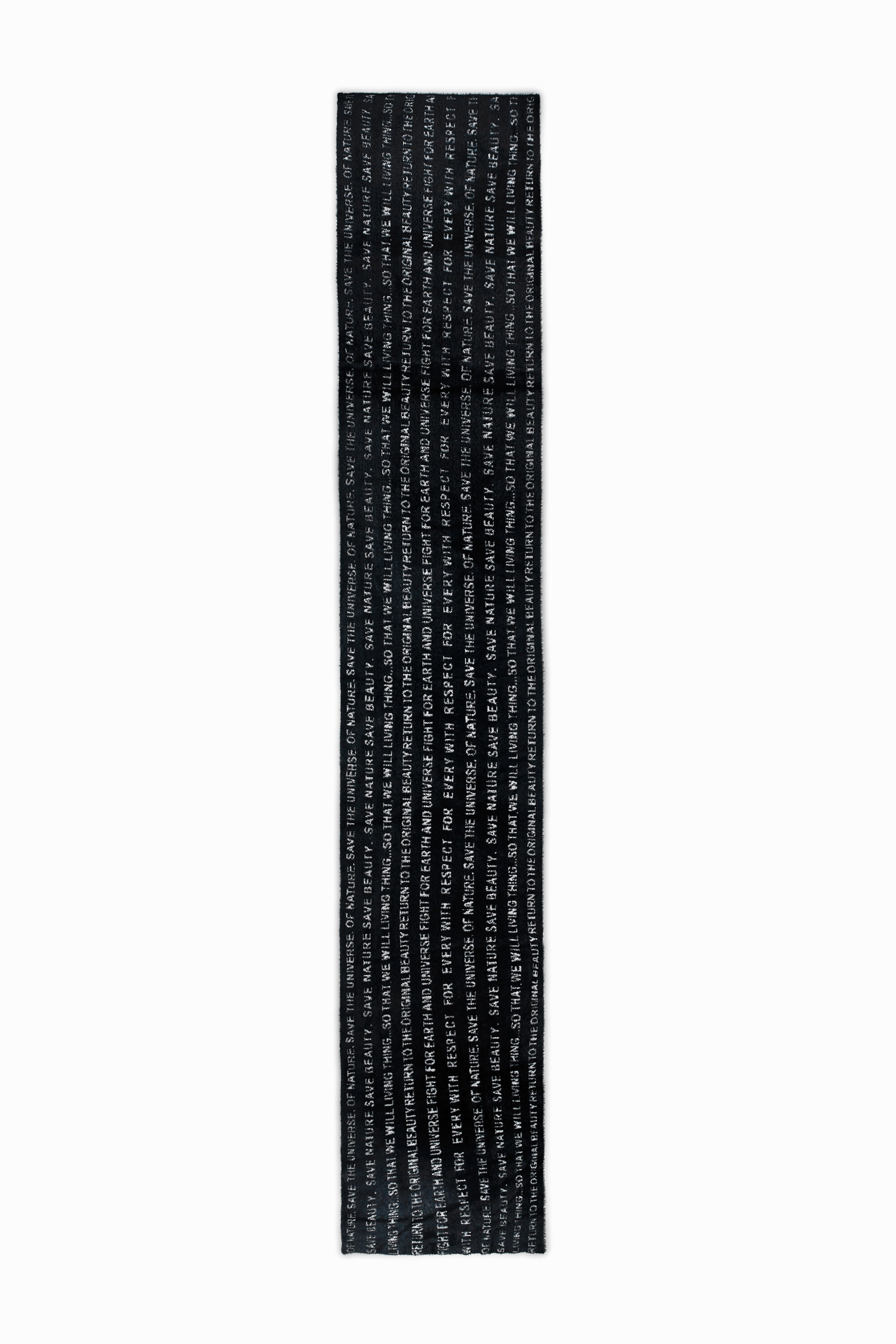 Lettering scarf