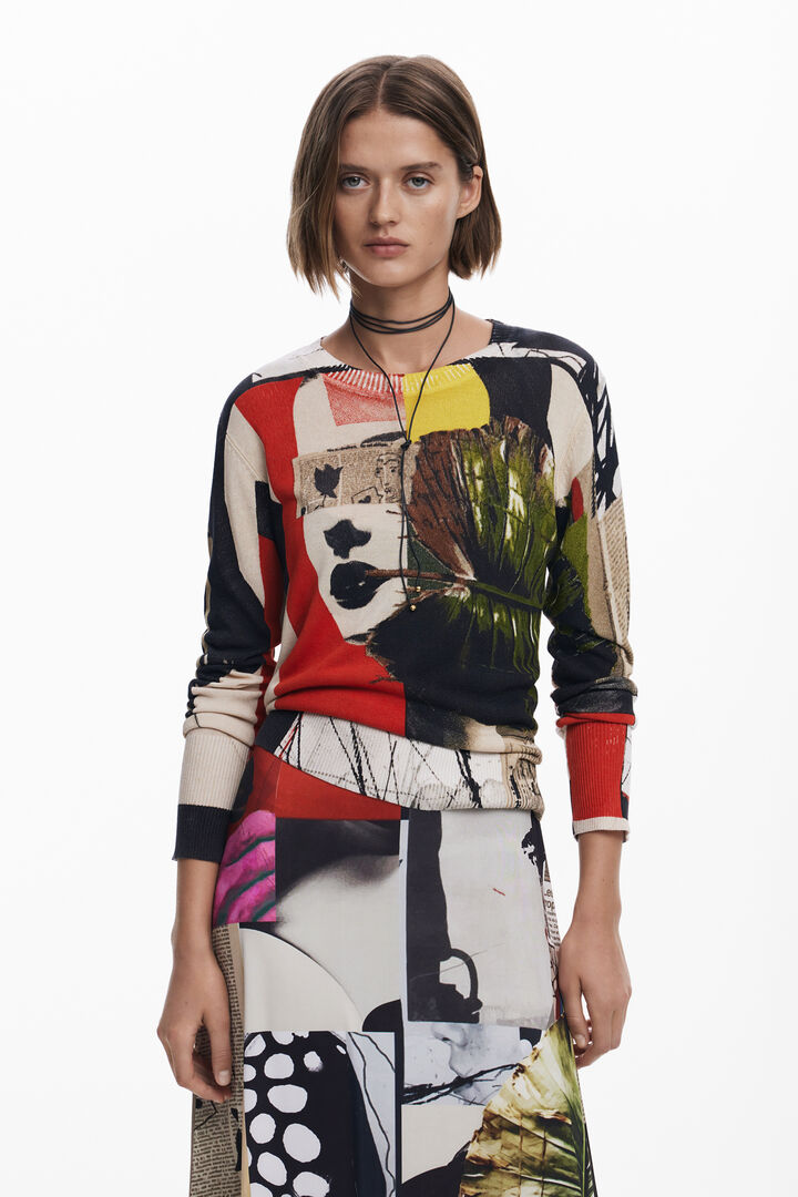 Sweater designed by Mr. Christian Lacroix