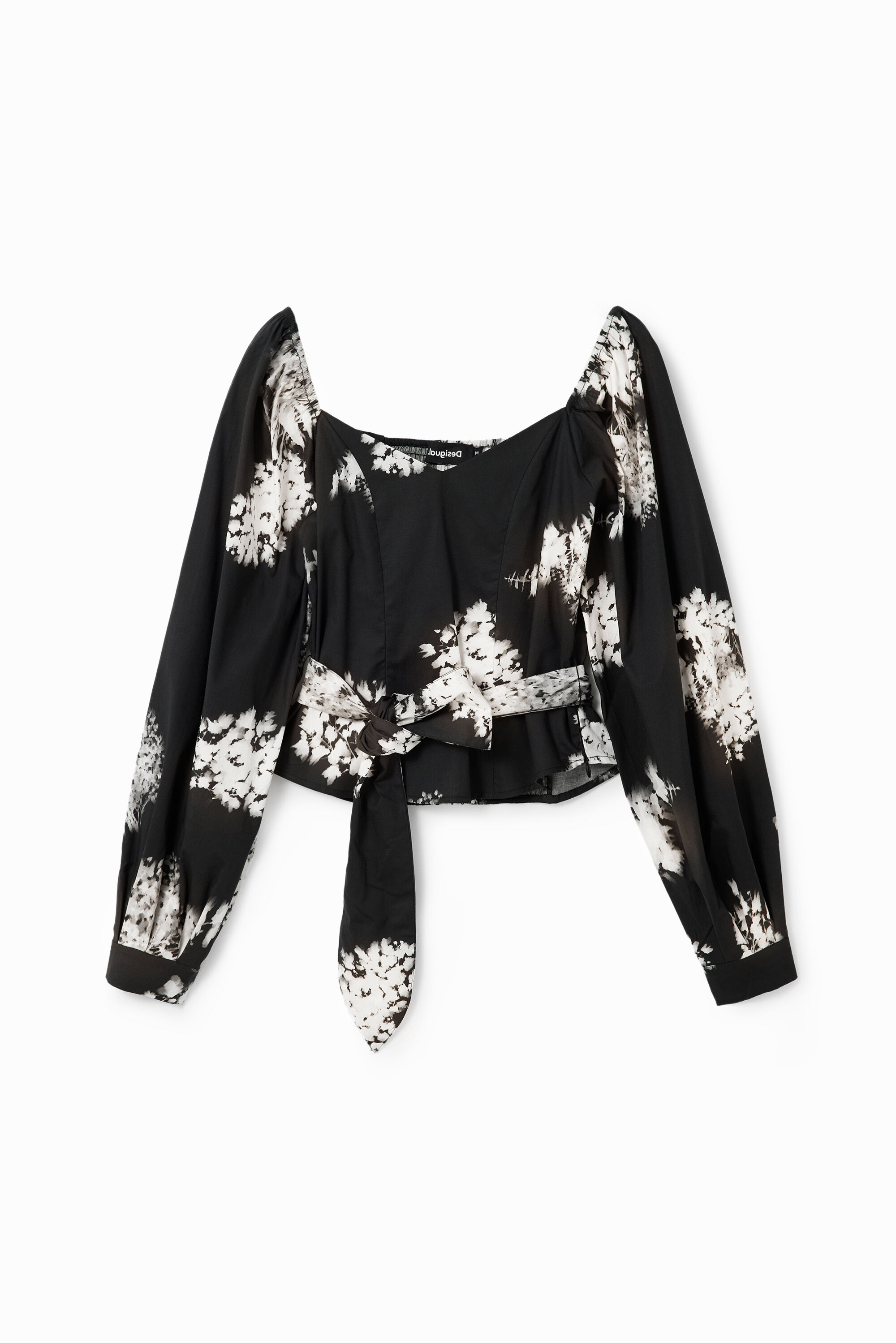 Floral corset blouse