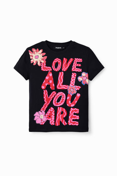 Flower message T-shirt | Desigual