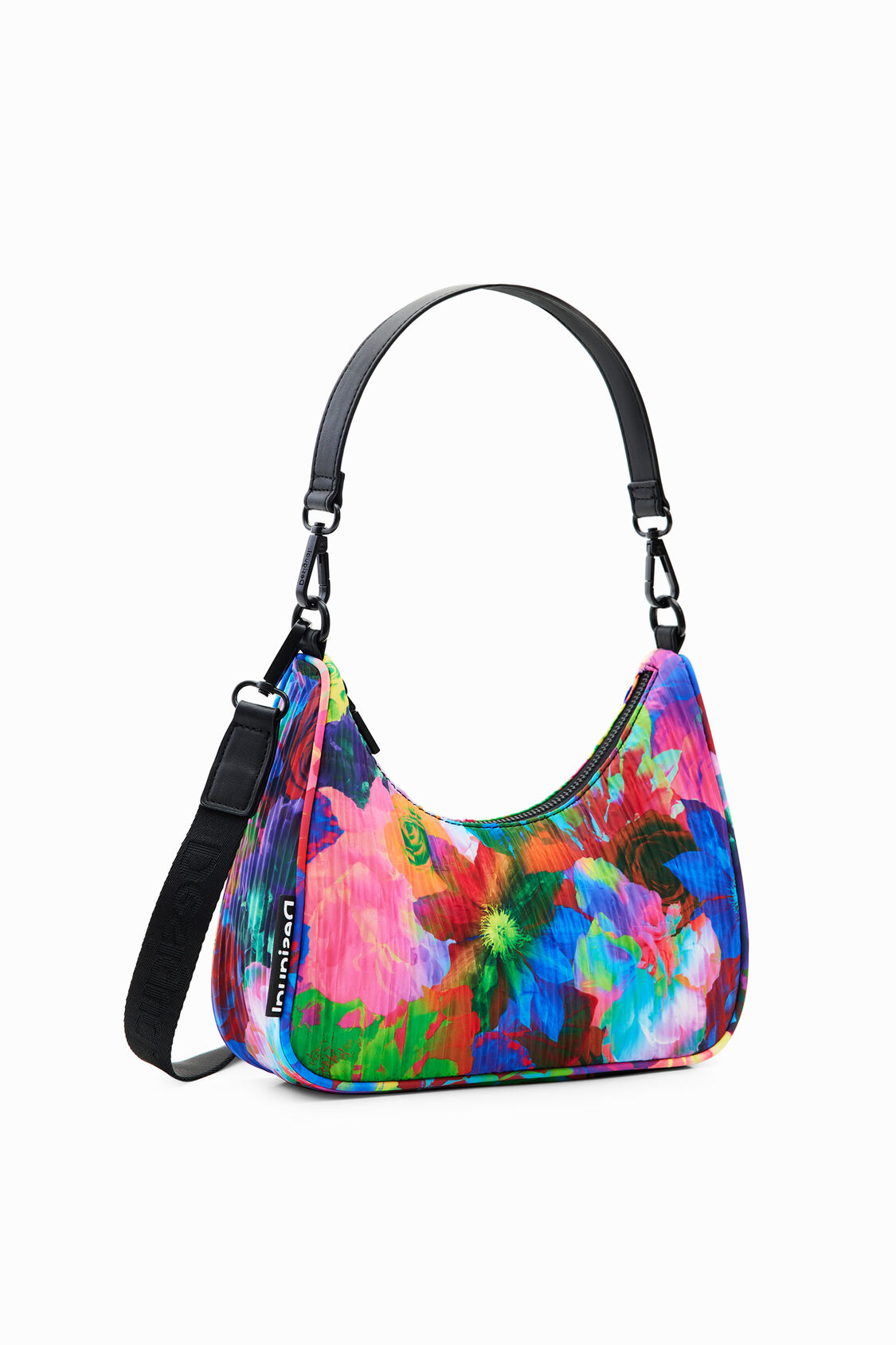 India Desviar rima Bolso pequeño flores de mujer I Desigual.com