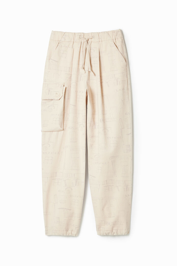 Printed cargo pants | Desigual