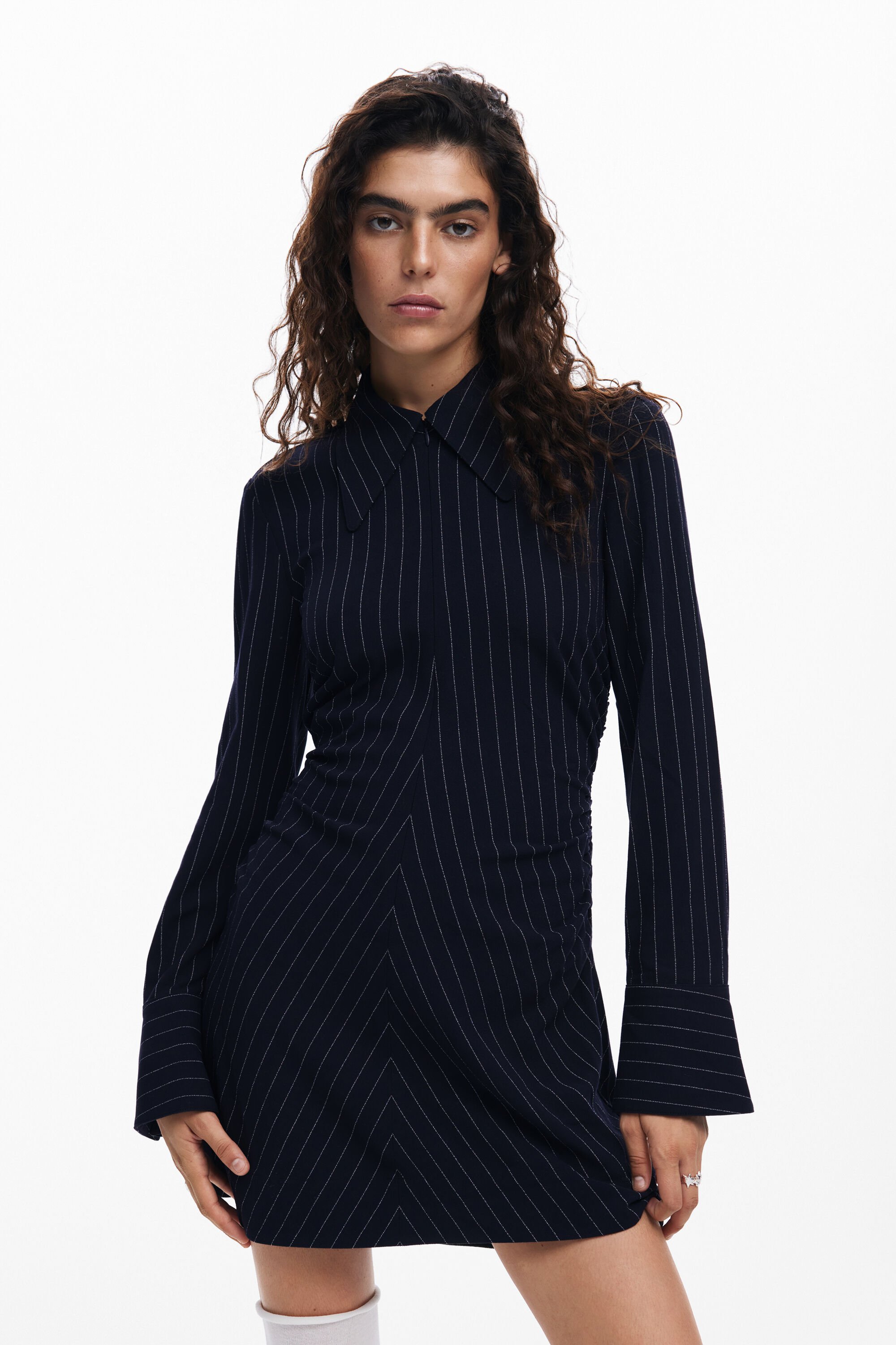 Vestido slim rayas