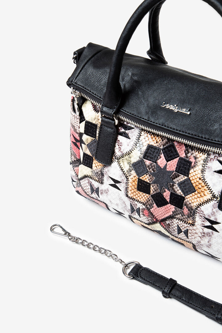 Crocodile skin-effect bag | Desigual