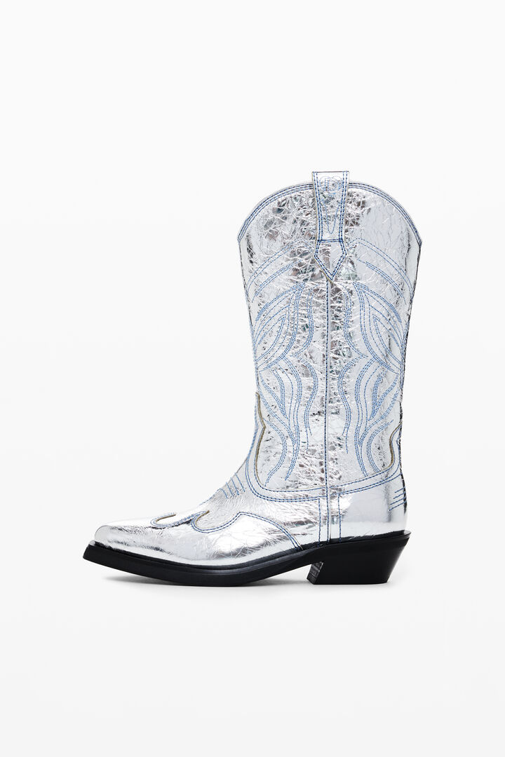 Metallic cowboy boot | Desigual