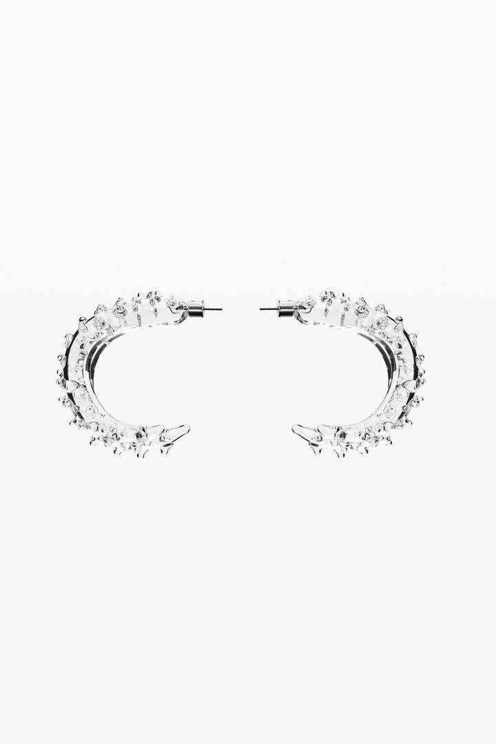 Crystal hoop earrings zalio | Desigual