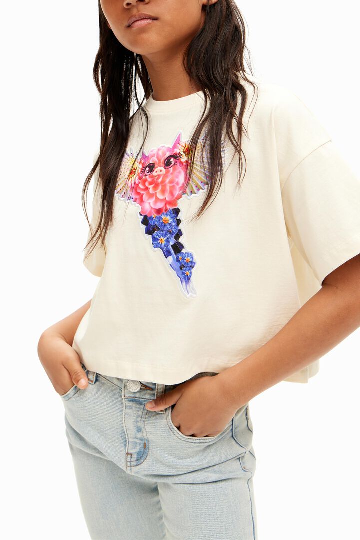 Fantasy patch T-shirt | Desigual