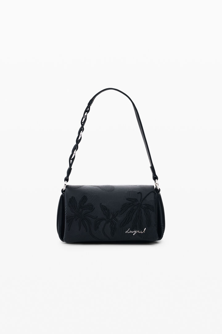 Small bag with floral embossing