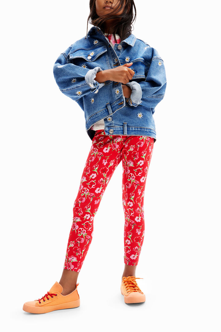 Długie legginsy w kwiaty | Desigual
