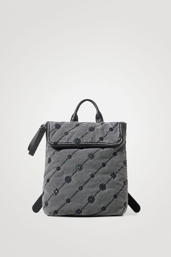 Square denim backpack | Desigual